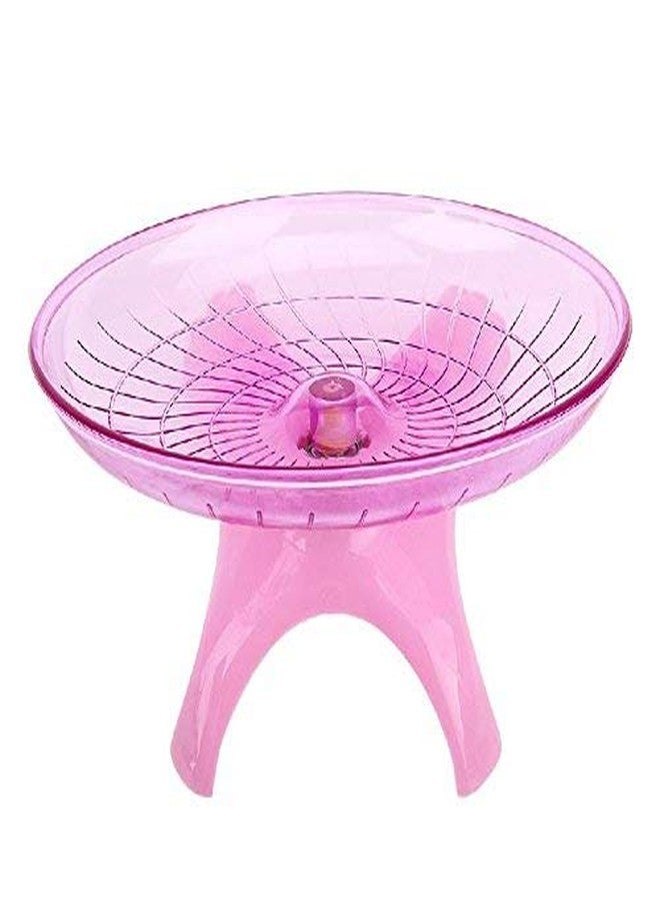 سايج سكوير عجلة تمارين رياضية صامتة كبيرة الحجم من سيج سكوير مقاس 18 سم للهامستر/الجرذان/الفئران/الجرذان - اللون (وردي) - Image 2